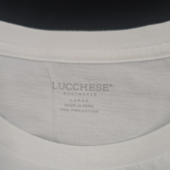 Lucchese Classic Black and White Short Sleeve Tees - Picture 4 of 4